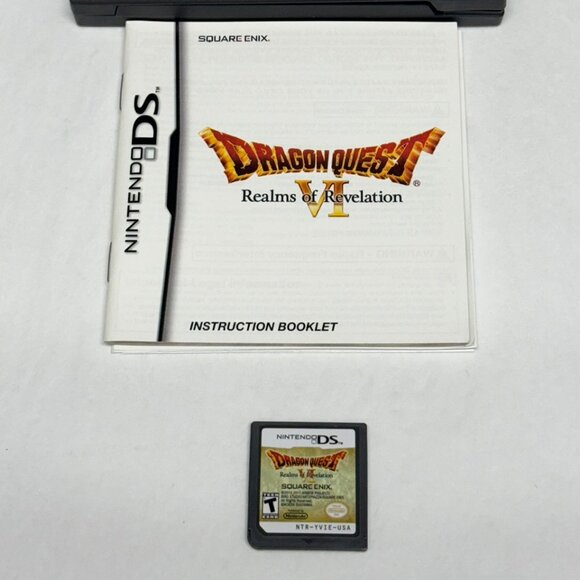 NINTENDO DS Dragon Quest VI Realms of Revelation Cartridge, Case and Booklet - Picture 4 of 6